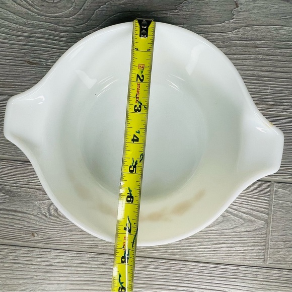 Pyrex by Corningwear 474-b 1.5 l  sauce pan baking dish harvest gold butterfly - Picture 11 of 11